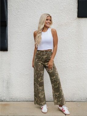 These Three Boutique - Camo Jeans